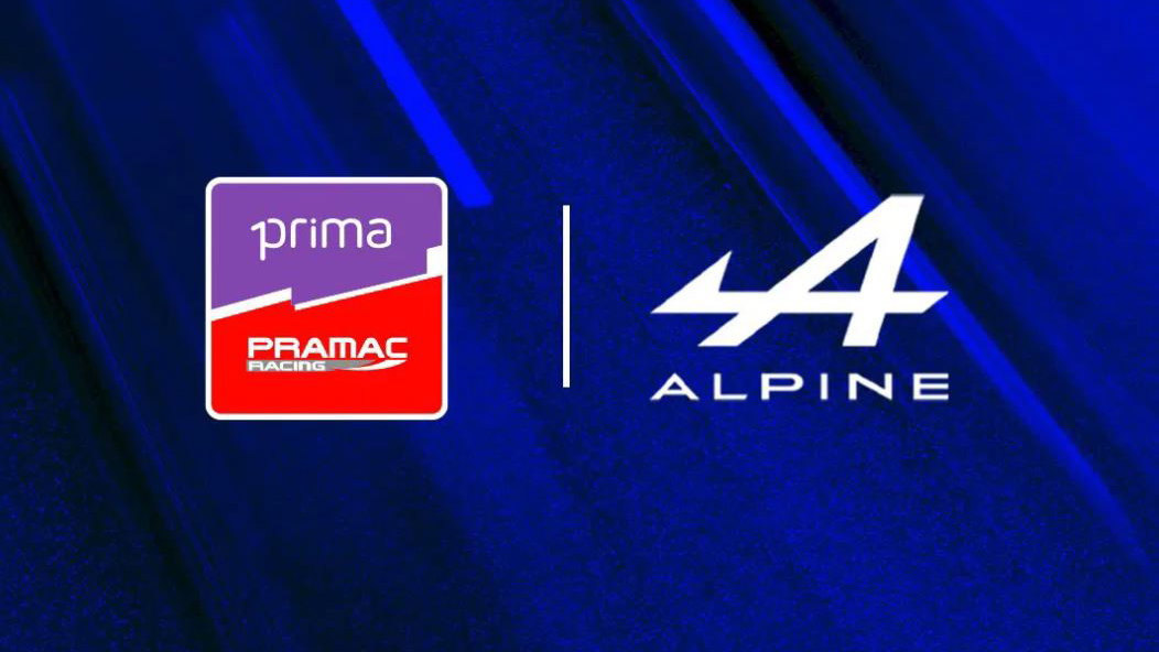 Alpine and Pramac logos
